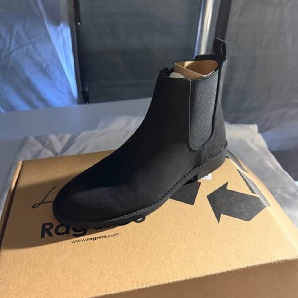 New London Rag Rag & Co Black Chelsea Boot